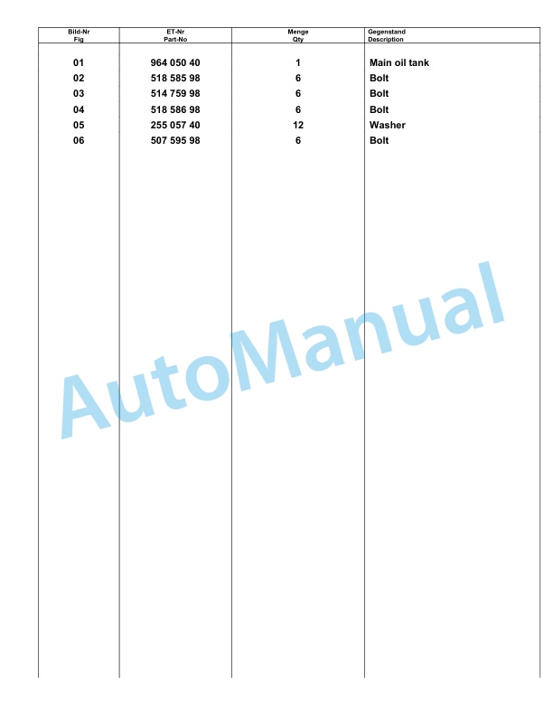 Komatsu PC8000-6 Hydraulic Excavator Parts Manual G12103 2 Komatsu PC8000-6 Hydraulic Excavator Parts Manual G12103-2
