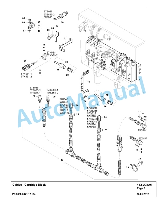 Komatsu PC8000-6 Hydraulic Excavator Parts Manual G12104 4 Komatsu PC8000-6 Hydraulic Excavator Parts Manual G12104-4