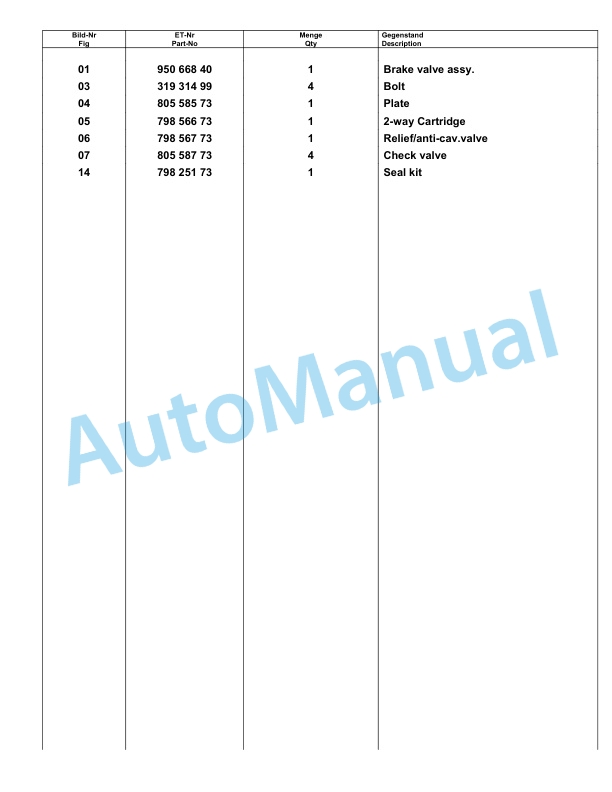 Komatsu PC8000-6 Hydraulic Excavator Parts Manual G12104 5 Komatsu PC8000-6 Hydraulic Excavator Parts Manual G12104-5
