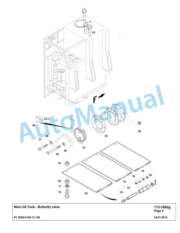 Komatsu PC8000-6 Hydraulic Excavator Parts Manual G12106 2 Komatsu PC8000-6 Hydraulic Excavator Parts Manual G12106-2