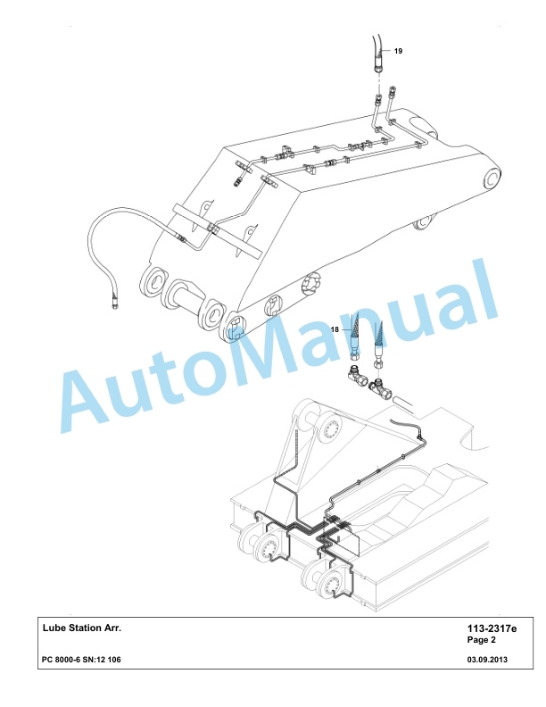 Komatsu PC8000-6 Hydraulic Excavator Parts Manual G12106 4 Komatsu PC8000-6 Hydraulic Excavator Parts Manual G12106-4