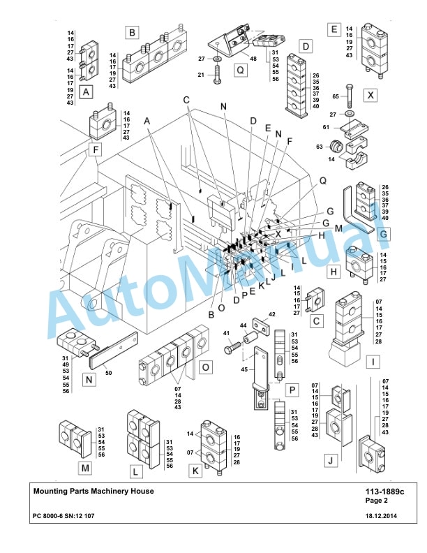 Komatsu PC8000-6 Hydraulic Excavator Parts Manual G12107 3 Komatsu PC8000-6 Hydraulic Excavator Parts Manual G12107-3