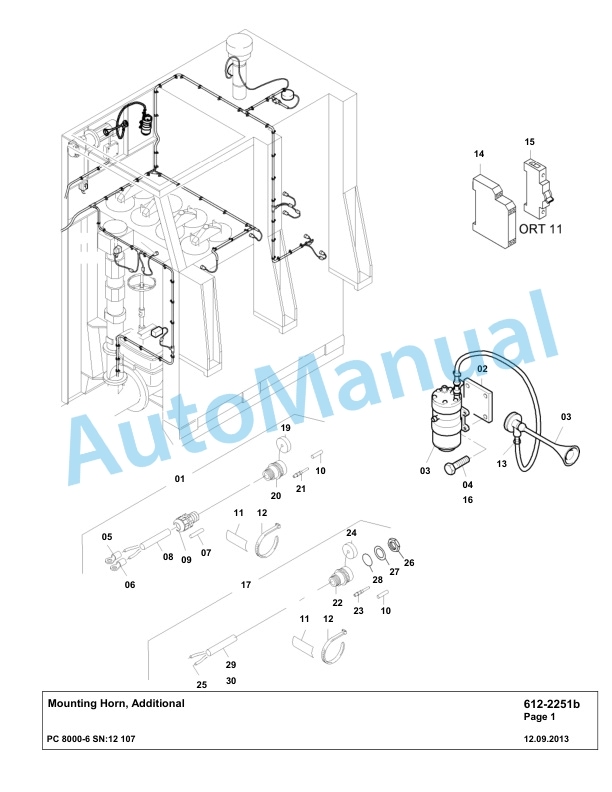 Komatsu PC8000-6 Hydraulic Excavator Parts Manual G12107 5 Komatsu PC8000-6 Hydraulic Excavator Parts Manual G12107-5