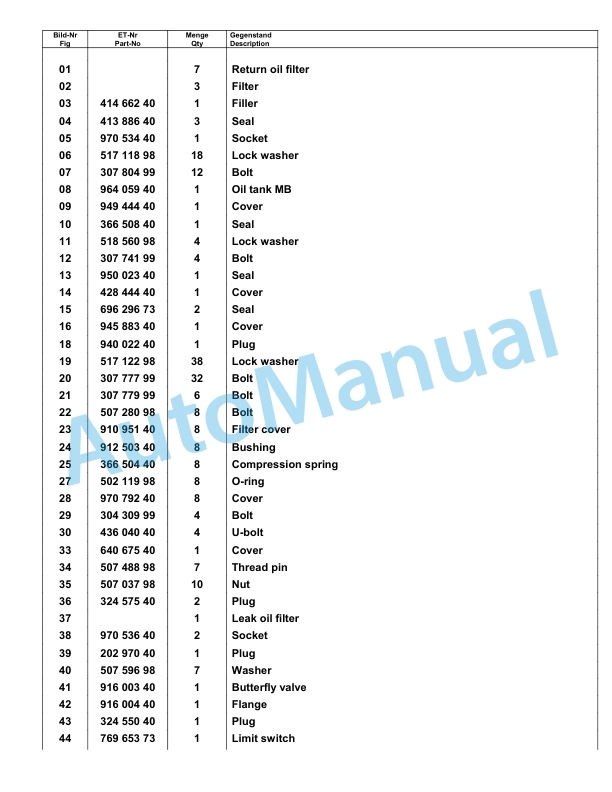 Komatsu PC8000-6 Hydraulic Excavator Parts Manual G12110 2 Komatsu PC8000-6 Hydraulic Excavator Parts Manual G12110-2