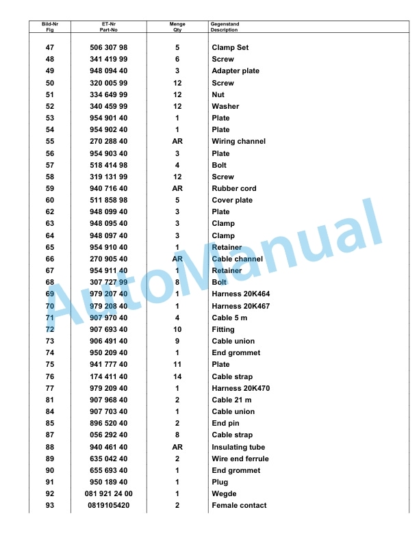 Komatsu PC8000-6 Hydraulic Excavator Parts Manual G12111 3 Komatsu PC8000-6 Hydraulic Excavator Parts Manual G12111-3