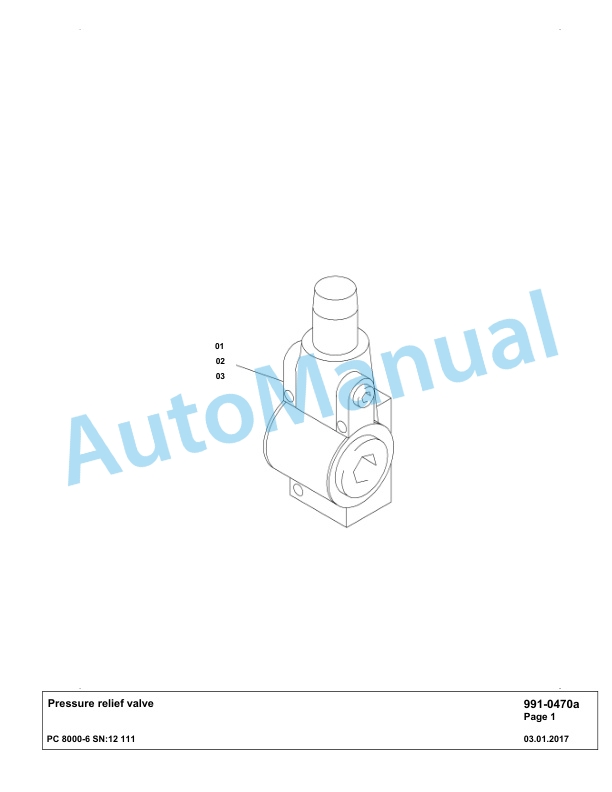 Komatsu PC8000-6 Hydraulic Excavator Parts Manual G12111 5 Komatsu PC8000-6 Hydraulic Excavator Parts Manual G12111-5