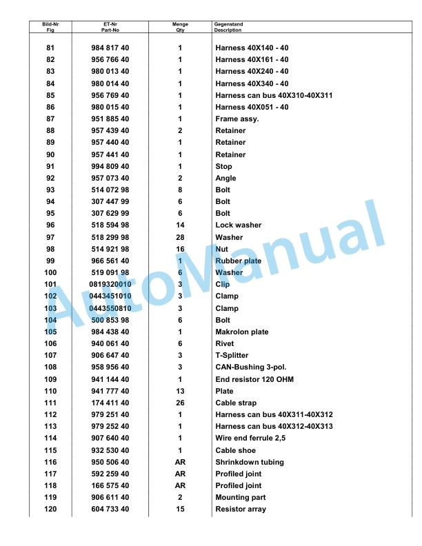 Komatsu PC8000-6 Hydraulic Excavator Parts Manual G12116 4 Komatsu PC8000-6 Hydraulic Excavator Parts Manual G12116-4