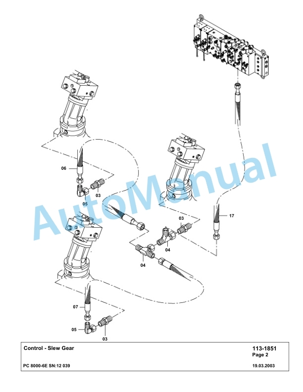 Komatsu PC8000-6E Hydraulic Excavator Parts Manual G12039 2 Komatsu PC8000-6E Hydraulic Excavator Parts Manual G12039-2