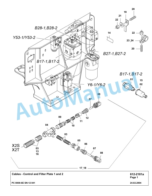 Komatsu PC8000-6E Hydraulic Excavator Parts Manual G12041 4 Komatsu PC8000-6E Hydraulic Excavator Parts Manual G12041-4