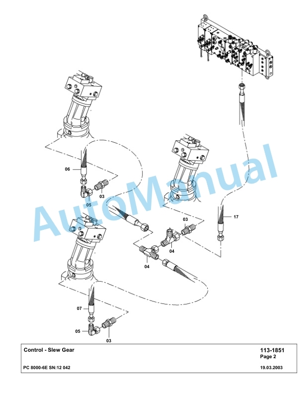 Komatsu PC8000-6E Hydraulic Excavator Parts Manual G12042 2 Komatsu PC8000-6E Hydraulic Excavator Parts Manual G12042-2