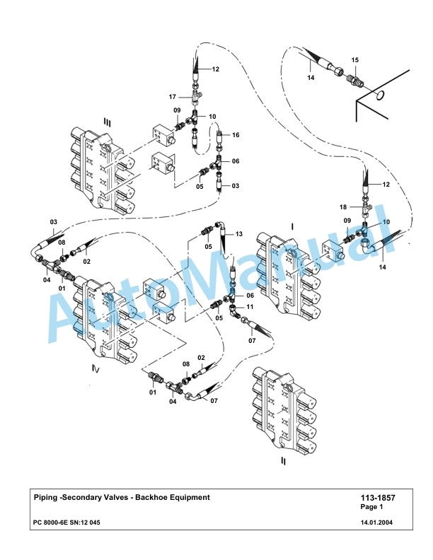 Komatsu PC8000-6E Hydraulic Excavator Parts Manual G12045 2 Komatsu PC8000-6E Hydraulic Excavator Parts Manual G12045-2