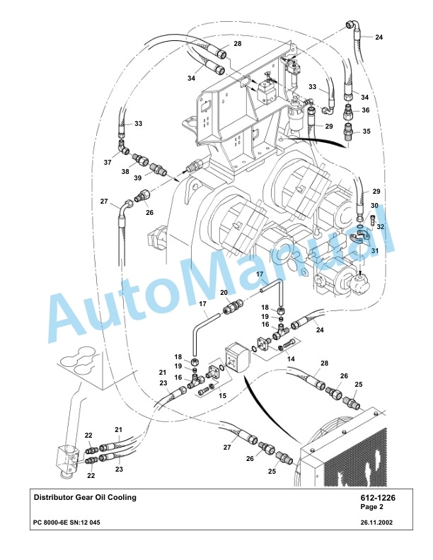 Komatsu PC8000-6E Hydraulic Excavator Parts Manual G12045 3 Komatsu PC8000-6E Hydraulic Excavator Parts Manual G12045-3