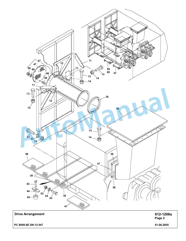 Komatsu PC8000-6E Hydraulic Excavator Parts Manual G12047 3 Komatsu PC8000-6E Hydraulic Excavator Parts Manual G12047-3