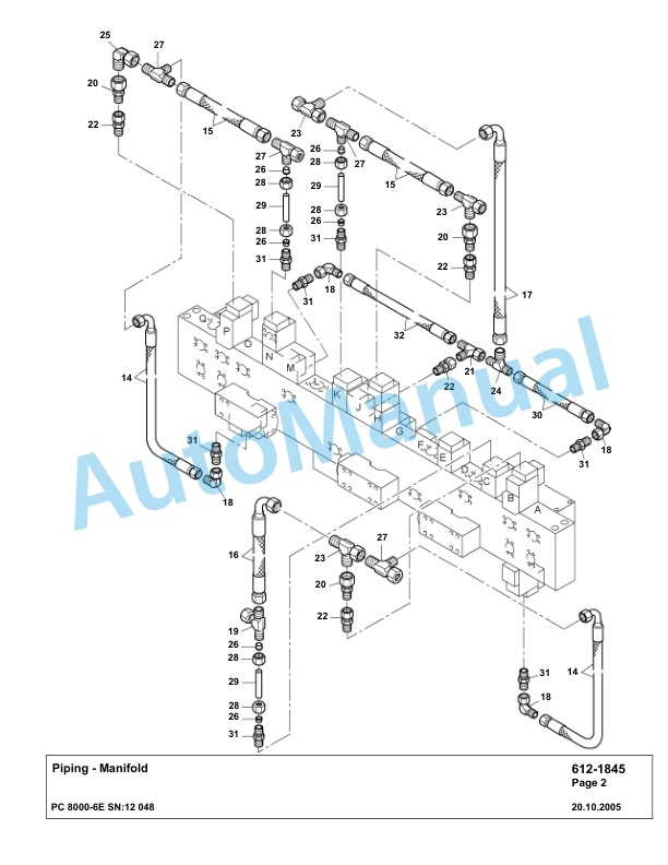 Komatsu PC8000-6E Hydraulic Excavator Parts Manual G12048 3 Komatsu PC8000-6E Hydraulic Excavator Parts Manual G12048-3