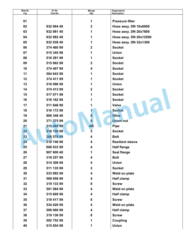 Komatsu PC8000-6E Hydraulic Excavator Parts Manual G12048 4 Komatsu PC8000-6E Hydraulic Excavator Parts Manual G12048-4
