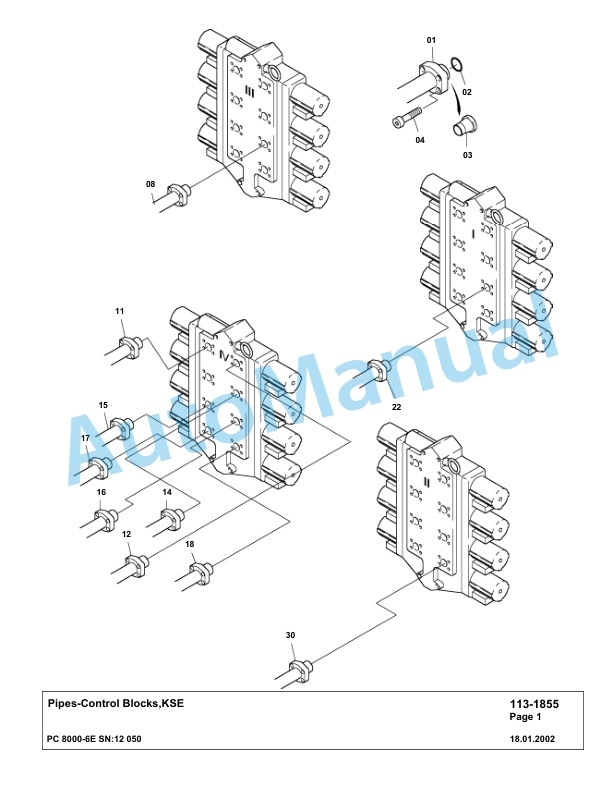 Komatsu PC8000-6E Hydraulic Excavator Parts Manual G12050 2 Komatsu PC8000-6E Hydraulic Excavator Parts Manual G12050-2