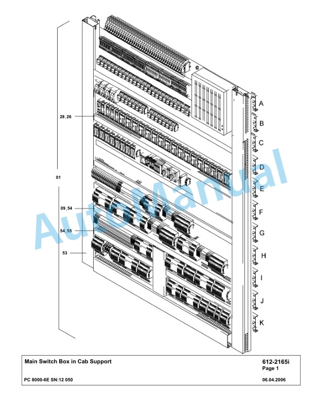 Komatsu PC8000-6E Hydraulic Excavator Parts Manual G12050 4 Komatsu PC8000-6E Hydraulic Excavator Parts Manual G12050-4