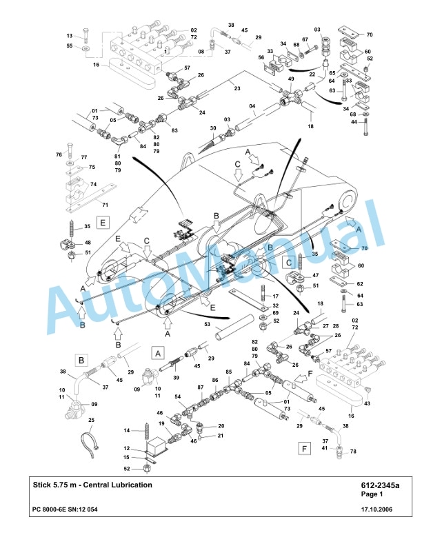 Komatsu PC8000-6E Hydraulic Excavator Parts Manual G12054 4 Komatsu PC8000-6E Hydraulic Excavator Parts Manual G12054-4