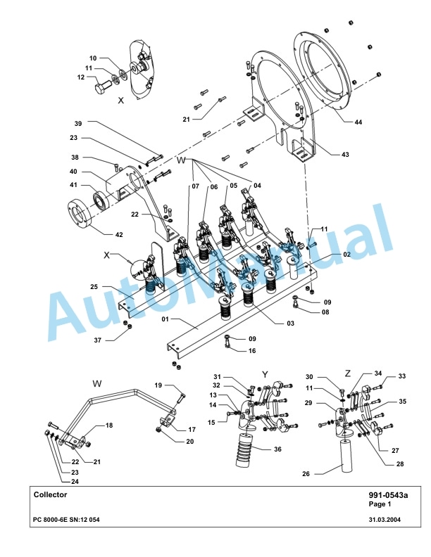 Komatsu PC8000-6E Hydraulic Excavator Parts Manual G12054 5 Komatsu PC8000-6E Hydraulic Excavator Parts Manual G12054-5