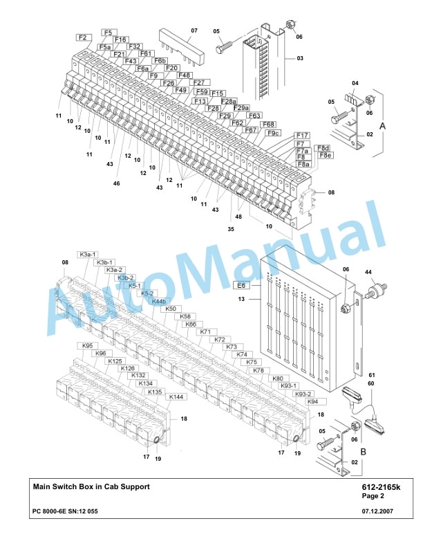 Komatsu PC8000-6E Hydraulic Excavator Parts Manual G12055 4 Komatsu PC8000-6E Hydraulic Excavator Parts Manual G12055-4