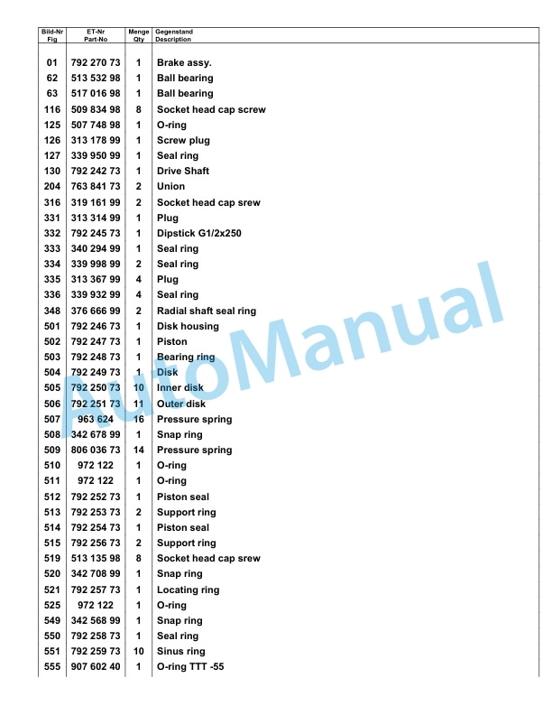 Komatsu PC8000-6E Hydraulic Excavator Parts Manual G12056 5 Komatsu PC8000-6E Hydraulic Excavator Parts Manual G12056-5
