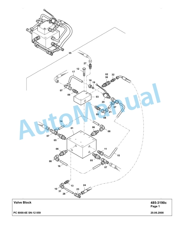 Komatsu PC8000-6E Hydraulic Excavator Parts Manual G12059 3 Komatsu PC8000-6E Hydraulic Excavator Parts Manual G12059-3