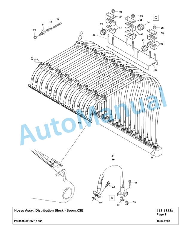 Komatsu PC8000-6E Hydraulic Excavator Parts Manual G12065 2 Komatsu PC8000-6E Hydraulic Excavator Parts Manual G12065-2
