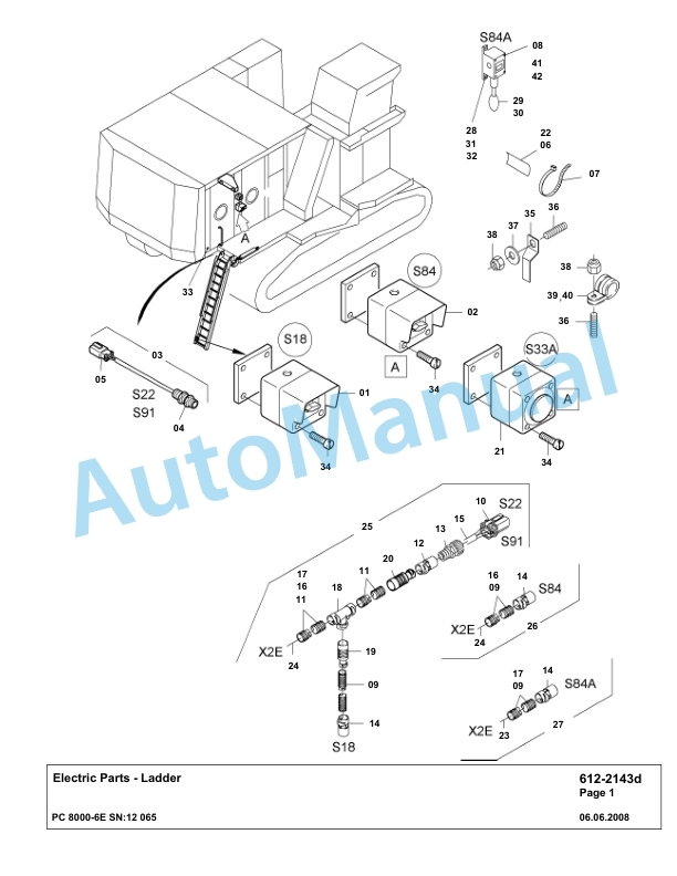 Komatsu PC8000-6E Hydraulic Excavator Parts Manual G12065 4 Komatsu PC8000-6E Hydraulic Excavator Parts Manual G12065-4