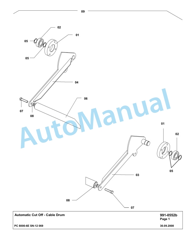 Komatsu PC8000-6E Hydraulic Excavator Parts Manual G12069 5 Komatsu PC8000-6E Hydraulic Excavator Parts Manual G12069-5