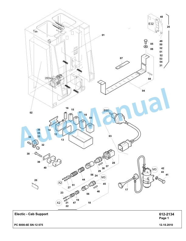 Komatsu PC8000-6E Hydraulic Excavator Parts Manual G12075 4 Komatsu PC8000-6E Hydraulic Excavator Parts Manual G12075-4
