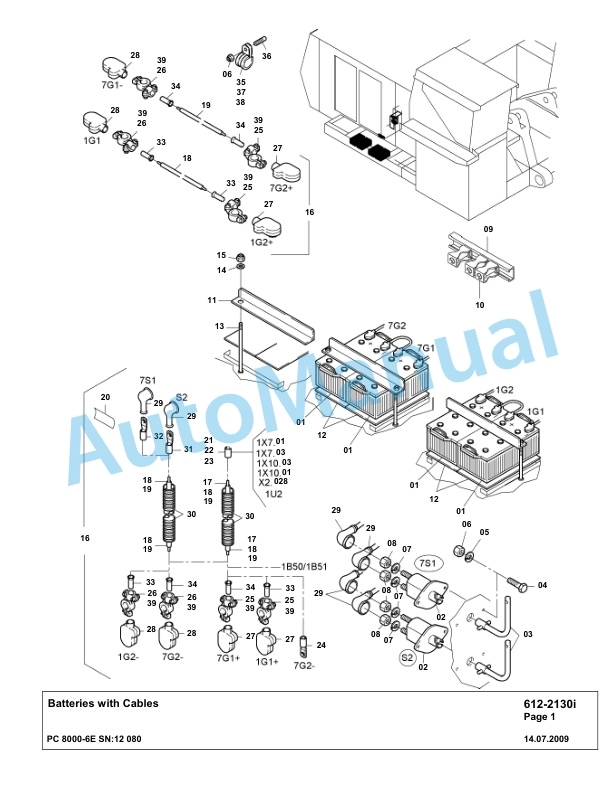 Komatsu PC8000-6E Hydraulic Excavator Parts Manual G12080 4 Komatsu PC8000-6E Hydraulic Excavator Parts Manual G12080-4