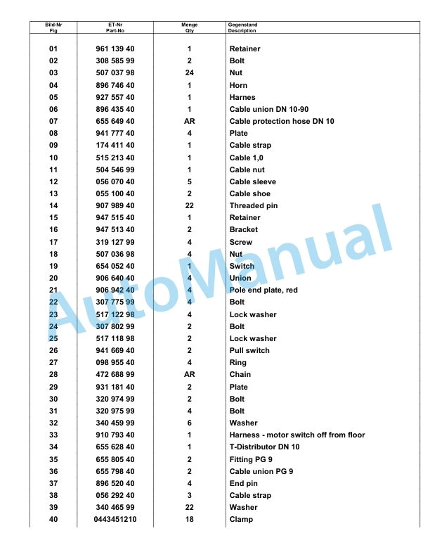 Komatsu PC8000-6E Hydraulic Excavator Parts Manual G12085 4 Komatsu PC8000-6E Hydraulic Excavator Parts Manual G12085-4