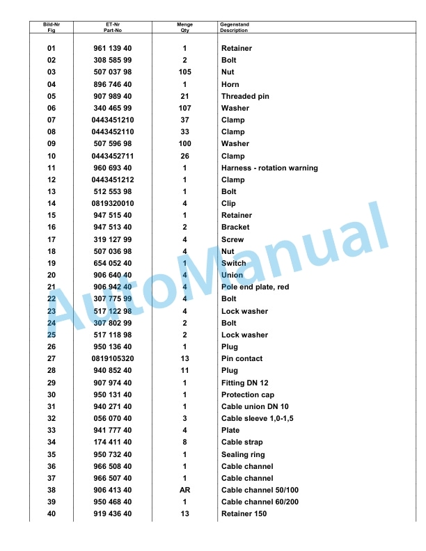 Komatsu PC8000-6E Hydraulic Excavator Parts Manual G12086 4 Komatsu PC8000-6E Hydraulic Excavator Parts Manual G12086-4