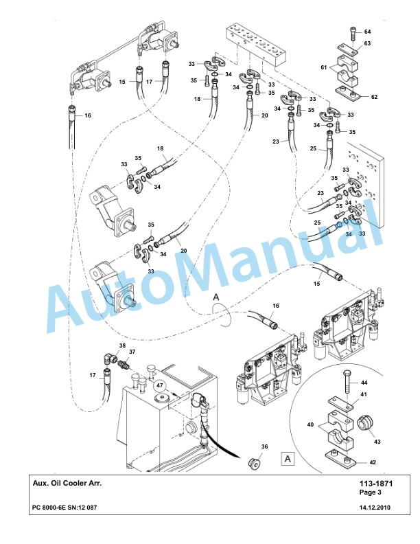 Komatsu PC8000-6E Hydraulic Excavator Parts Manual G12087 2 Komatsu PC8000-6E Hydraulic Excavator Parts Manual G12087-2