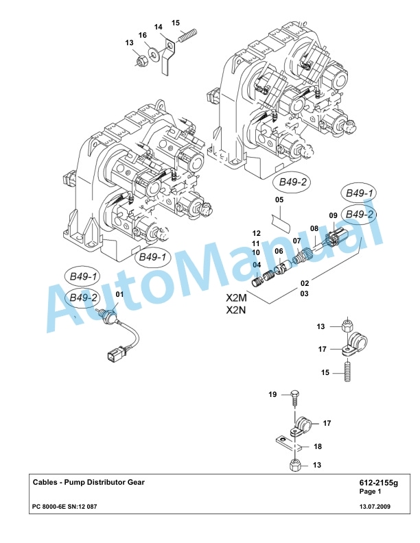 Komatsu PC8000-6E Hydraulic Excavator Parts Manual G12087 4 Komatsu PC8000-6E Hydraulic Excavator Parts Manual G12087-4