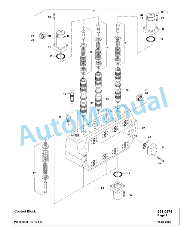 Komatsu PC8000-6E Hydraulic Excavator Parts Manual G12087 5 Komatsu PC8000-6E Hydraulic Excavator Parts Manual G12087-5
