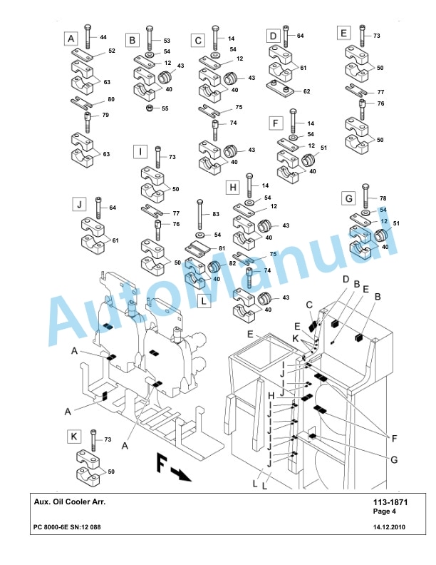 Komatsu PC8000-6E Hydraulic Excavator Parts Manual G12088 2 Komatsu PC8000-6E Hydraulic Excavator Parts Manual G12088-2