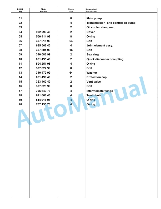 Komatsu PC8000-6E Hydraulic Excavator Parts Manual G12090 3 Komatsu PC8000-6E Hydraulic Excavator Parts Manual G12090-3