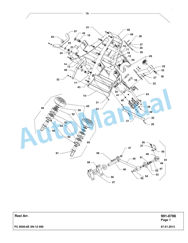 Komatsu PC8000-6E Hydraulic Excavator Parts Manual G12090 5 Komatsu PC8000-6E Hydraulic Excavator Parts Manual G12090-5