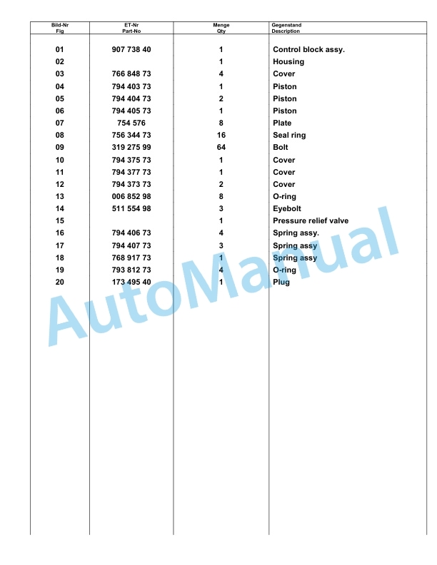 Komatsu PC8000-6E Hydraulic Excavator Parts Manual G12091 5 Komatsu PC8000-6E Hydraulic Excavator Parts Manual G12091-5