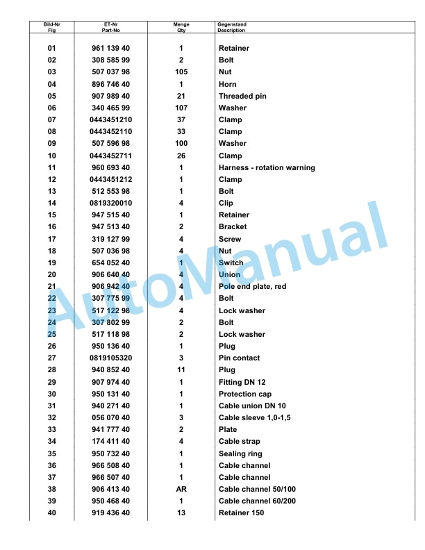 Komatsu PC8000-6E Hydraulic Excavator Parts Manual G12092 4 Komatsu PC8000-6E Hydraulic Excavator Parts Manual G12092-4