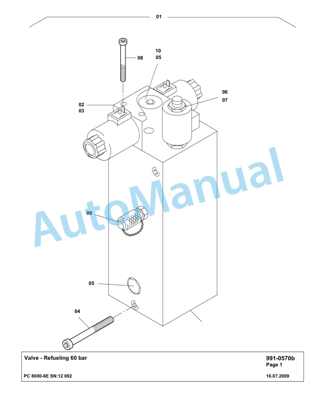 Komatsu PC8000-6E Hydraulic Excavator Parts Manual G12092 5 Komatsu PC8000-6E Hydraulic Excavator Parts Manual G12092-5