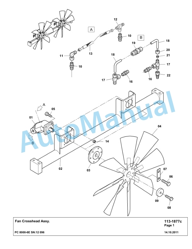 Komatsu PC8000-6E Hydraulic Excavator Parts Manual G12096 2 Komatsu PC8000-6E Hydraulic Excavator Parts Manual G12096-2