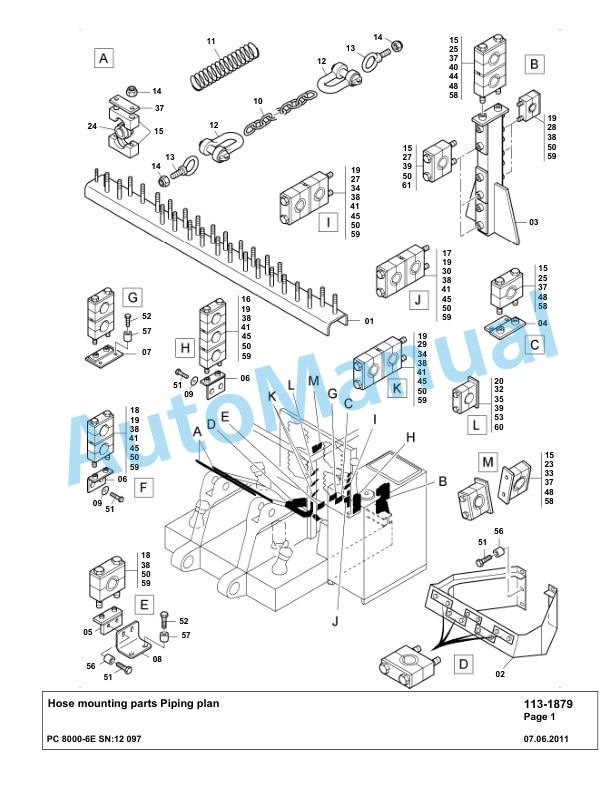 Komatsu PC8000-6E Hydraulic Excavator Parts Manual G12097 2 Komatsu PC8000-6E Hydraulic Excavator Parts Manual G12097-2