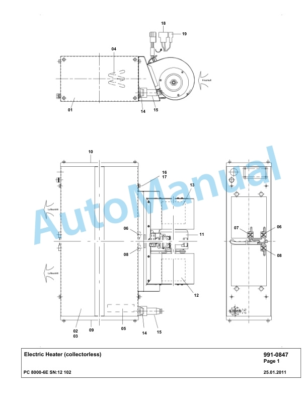 Komatsu PC8000-6E Hydraulic Excavator Parts Manual G12102 5 Komatsu PC8000-6E Hydraulic Excavator Parts Manual G12102-5
