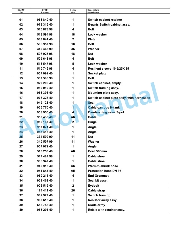 Komatsu PC8000-6E Hydraulic Excavator Parts Manual G12108 4 Komatsu PC8000-6E Hydraulic Excavator Parts Manual G12108-4