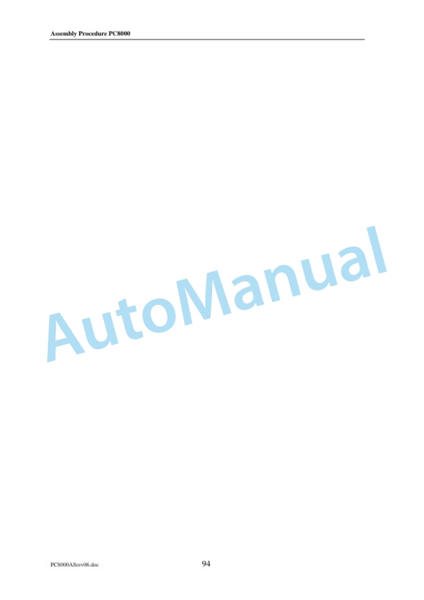 Komatsu PC8000 Hydraulic Mining Shovel Field Assembly Instruction FAMPC8000-06 4 Komatsu PC8000 Hydraulic Mining Shovel Field Assembly Instruction FAMPC8000-06 - Image 4