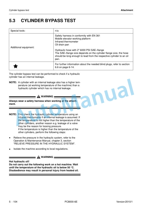 Komatsu PC8000E-6 Hydraulic Excavator Shop Manual 12037-xE-GB-0 5 Komatsu PC8000E-6 Hydraulic Excavator Shop Manual 12037-xE-GB-0 - Image 5