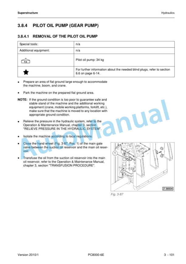 Komatsu PC8000E-6 Hydraulic Mining Shovel Shop Manual 12089-xE-GB-0 5 Komatsu PC8000E-6 Hydraulic Mining Shovel Shop Manual 12089-xE-GB-0 - Image 5