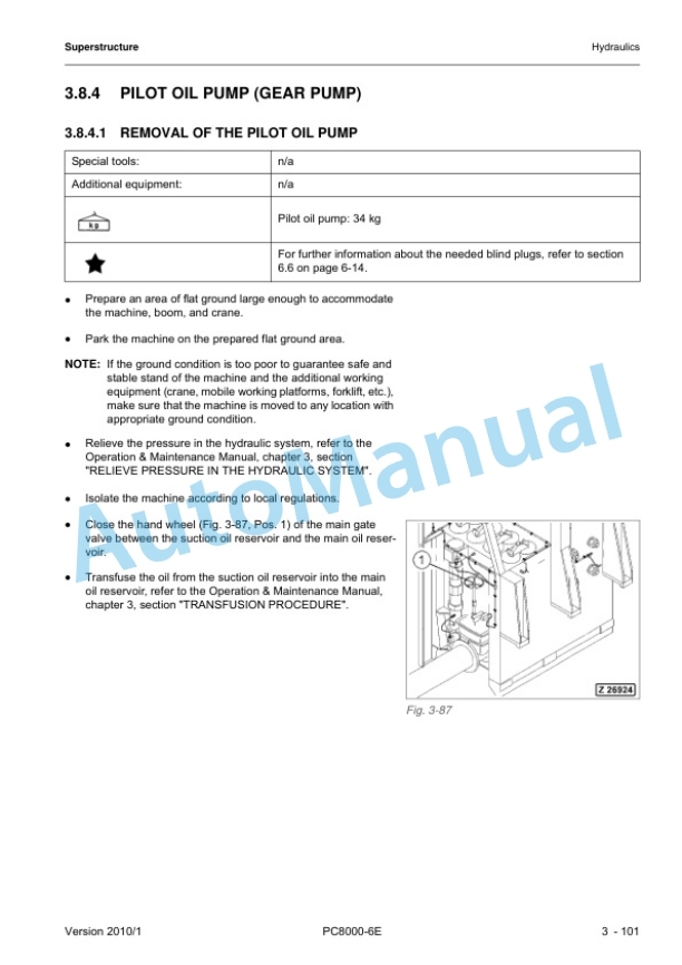 Komatsu PC8000E-6 Hydraulic Mining Shovel Shop Manual 12089-xE-GB-2 5 Komatsu PC8000E-6 Hydraulic Mining Shovel Shop Manual 12089-xE-GB-2 - Image 5